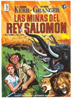 King Solomon&#039;s Mines - Spanish Movie Poster (thumbnail)