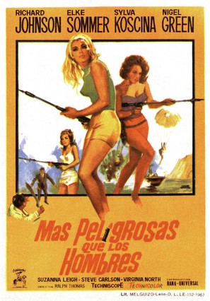 Deadlier Than the Male - Spanish Movie Poster (thumbnail)
