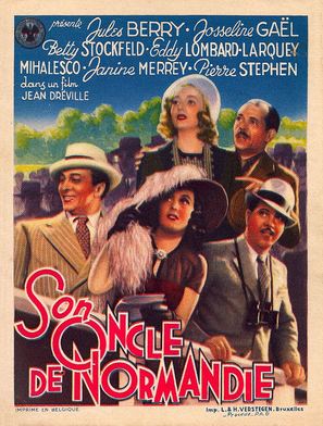 Son oncle de Normandie - Belgian Movie Poster (thumbnail)