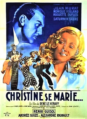 Christine se marie - French Movie Poster (thumbnail)