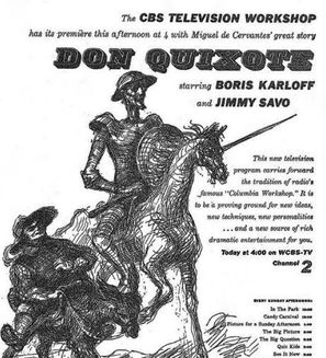 &quot;CBS Television Workshop&quot; Don Quixote - Movie Poster (thumbnail)