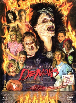 Night of the Demons - German Blu-Ray movie cover (thumbnail)