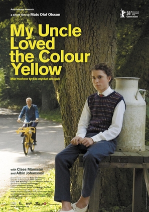 My Uncle Loved the Colour Yellow - Swedish Movie Poster (thumbnail)