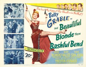 The Beautiful Blonde from Bashful Bend - Movie Poster (thumbnail)