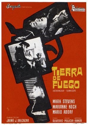 Tierra de fuego - Spanish Movie Poster (thumbnail)