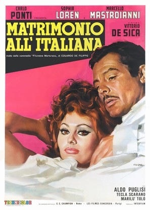 Matrimonio all&#039;italiana - Italian Movie Poster (thumbnail)