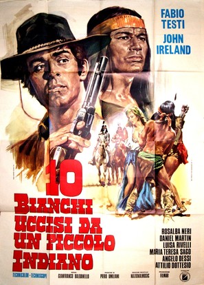 Dieci bianchi uccisi da un piccolo indiano - Italian Movie Poster (thumbnail)