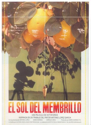 El sol del membrillo - Spanish Movie Poster (thumbnail)