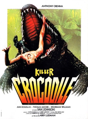 Killer Crocodile - French Movie Poster (thumbnail)