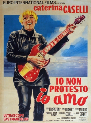 Io non protesto, io amo - Italian Movie Poster (thumbnail)