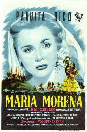 Mar&iacute;a Morena - Spanish Movie Poster (thumbnail)