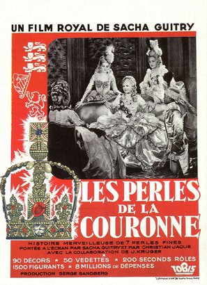 Les perles de la couronne - French Movie Poster (thumbnail)