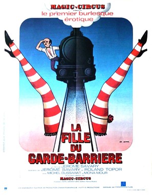 La fille du garde-barri&egrave;re - French Movie Poster (thumbnail)