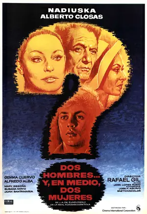 Dos hombres y, en medio, dos mujeres Poster