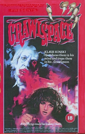 Crawlspace - British VHS movie cover (thumbnail)