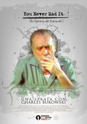 You Never Had It: An Evening With Bukowski - Italian Movie Poster (thumbnail)