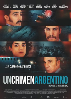 Un crimen argentino - Argentinian Movie Poster (thumbnail)