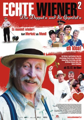 Echte Wiener II - Die Deppat&#039;n und die Gspritzt&#039;n - Austrian Movie Poster (thumbnail)
