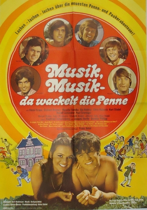 Musik, Musik - da wackelt die Penne - German Movie Poster (thumbnail)