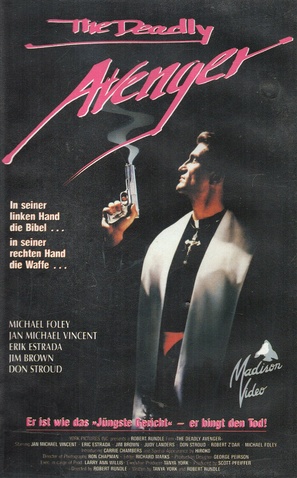 The Divine Enforcer - German VHS movie cover (thumbnail)