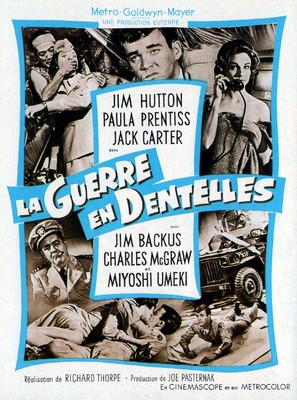 The Horizontal Lieutenant - French Movie Poster (thumbnail)