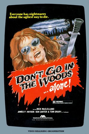 Don&#039;t Go in the Woods - Dutch VHS movie cover (thumbnail)