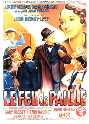 Le feu de paille - French Movie Poster (thumbnail)