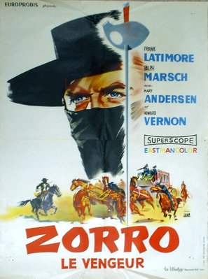 La venganza del Zorro - French Movie Poster (thumbnail)