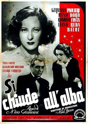 Si chiude all&#039;alba - Italian Movie Poster (thumbnail)