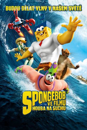 The SpongeBob Movie: Sponge Out of Water - Czech DVD movie cover (thumbnail)