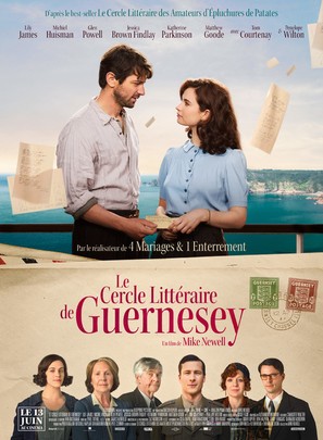 The Guernsey Literary and Potato Peel Pie Society - French Movie Poster (thumbnail)