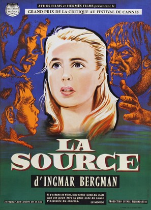 Jungfruk&auml;llan - French Movie Poster (thumbnail)