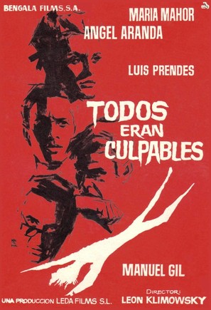 Todos eran culpables - Spanish Movie Poster (thumbnail)