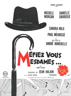 M&eacute;fiez-vous, mesdames! - French Movie Poster (thumbnail)