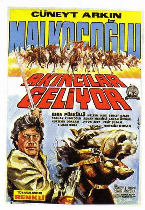 Malko&ccedil;oglu - akincilar geliyor - Turkish Movie Poster (thumbnail)