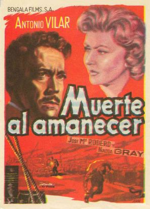 Muerte al amanecer - Spanish Movie Poster (thumbnail)