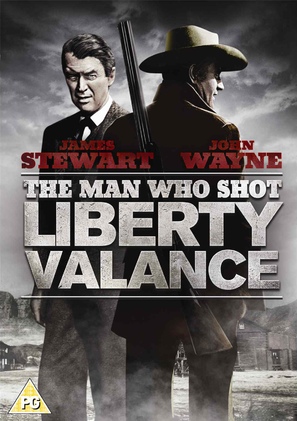 The Man Who Shot Liberty Valance - British DVD movie cover (thumbnail)