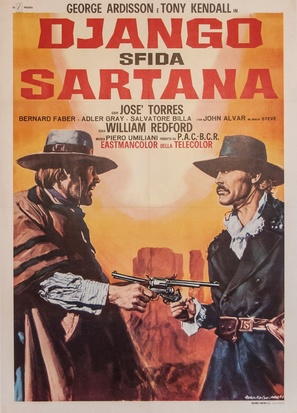 Django sfida Sartana - Italian Movie Poster (thumbnail)