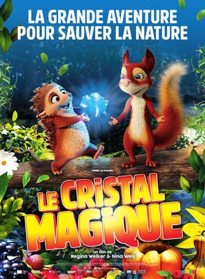 Latte &amp; The Magic Waterstone - French Movie Poster (thumbnail)