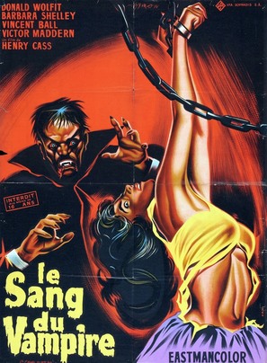 Blood of the Vampire - French Movie Poster (thumbnail)
