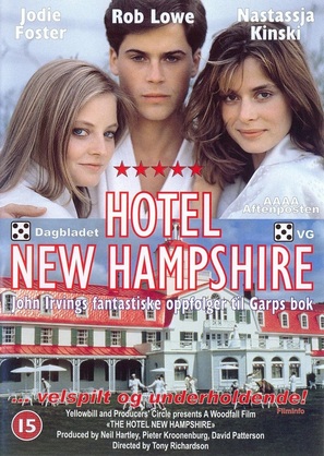 The Hotel New Hampshire - Danish DVD movie cover (thumbnail)