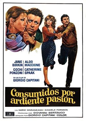 Bruciati da cocente passione - Spanish Movie Poster (thumbnail)