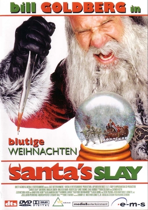 Santa&#039;s Slay - German DVD movie cover (thumbnail)