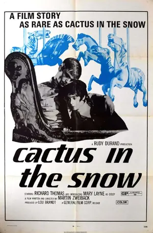 Cactus in the Snow Poster
