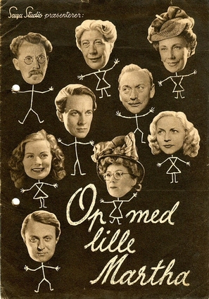 Op med lille Martha - Danish Movie Poster (thumbnail)