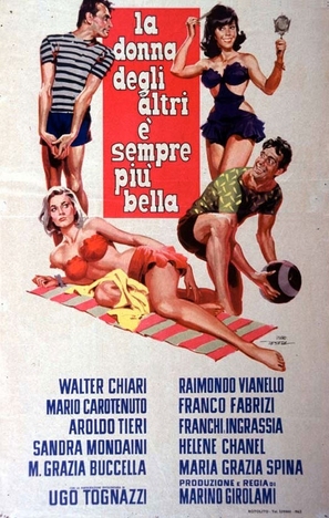 La donna degli altri &egrave; sempre pi&ugrave; bella - Italian Movie Poster (thumbnail)