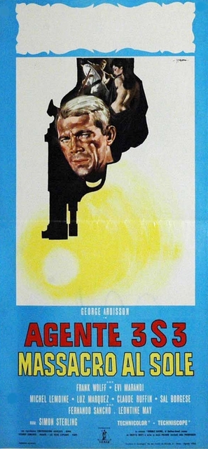 Agente 3S3, massacro al sole - Italian Movie Poster (thumbnail)