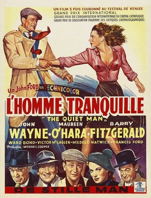 The Quiet Man - Belgian Movie Poster (thumbnail)