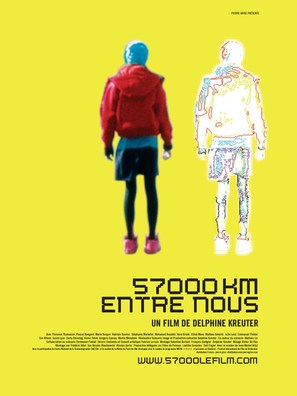 57000 km entre nous - French Movie Poster (thumbnail)