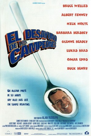 Breakfast Of Champions - Spanish Movie Poster (thumbnail)
